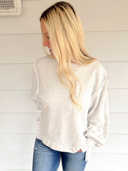 Billiejo Pullover - Ash Grey